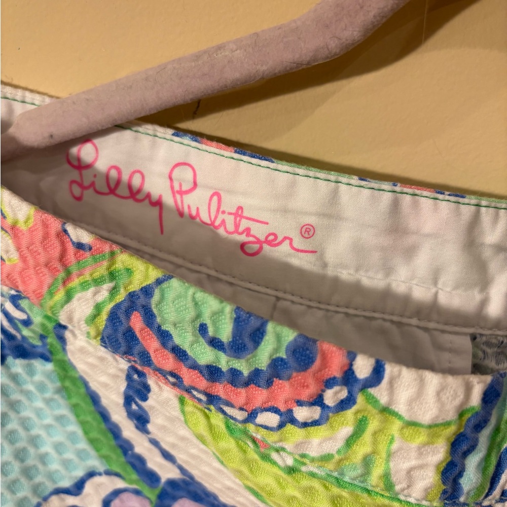 Lilly Pulitzer Multicolor Scalloped Shorts